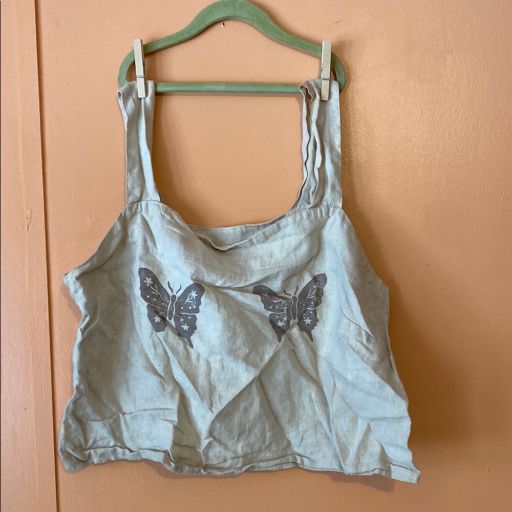 Sister Nettle Butterfly Crop Tank